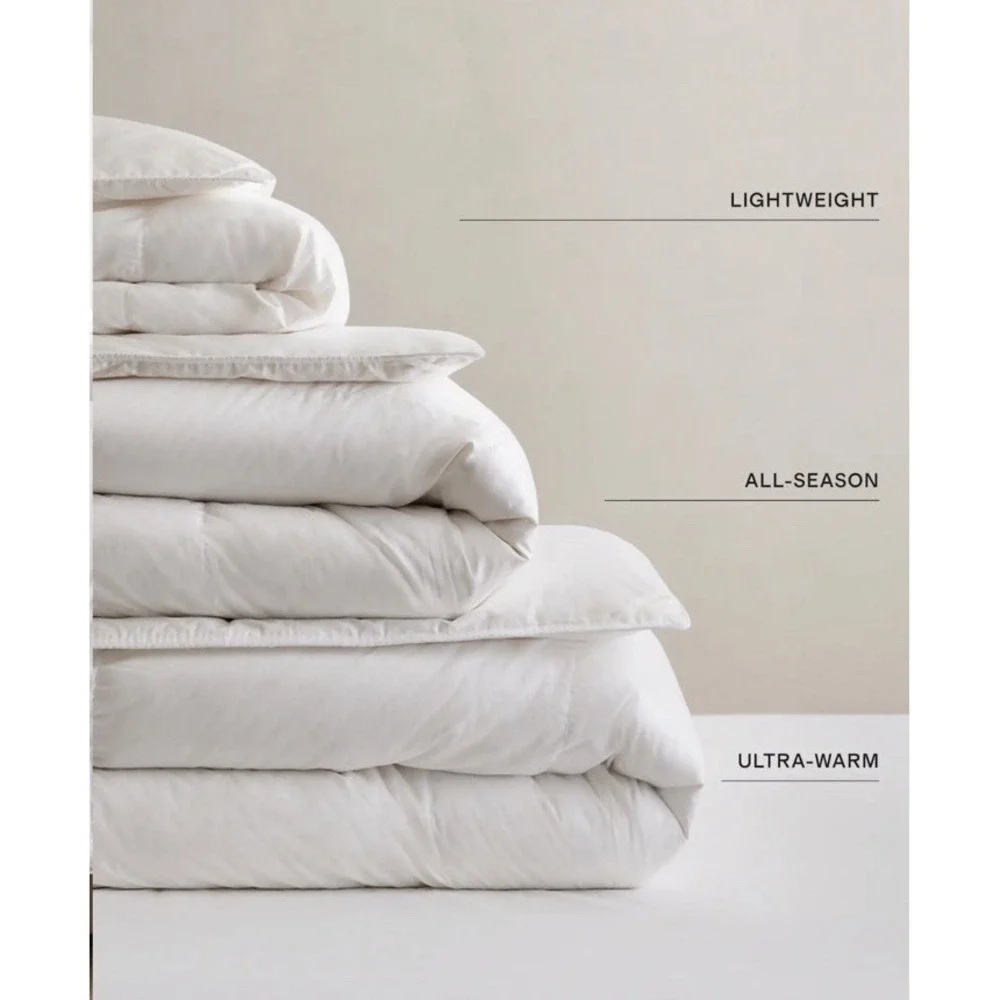 NWOT Quince White Goose Luxe Down Comforter Full / Queen Ultra Warm